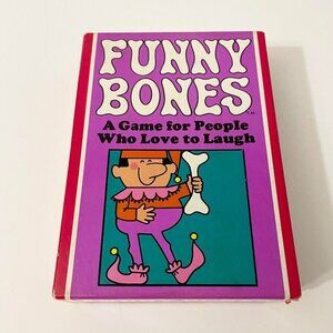 Vintage 1968 Funny Bones Card Game Parker Brothers Missing Instructions